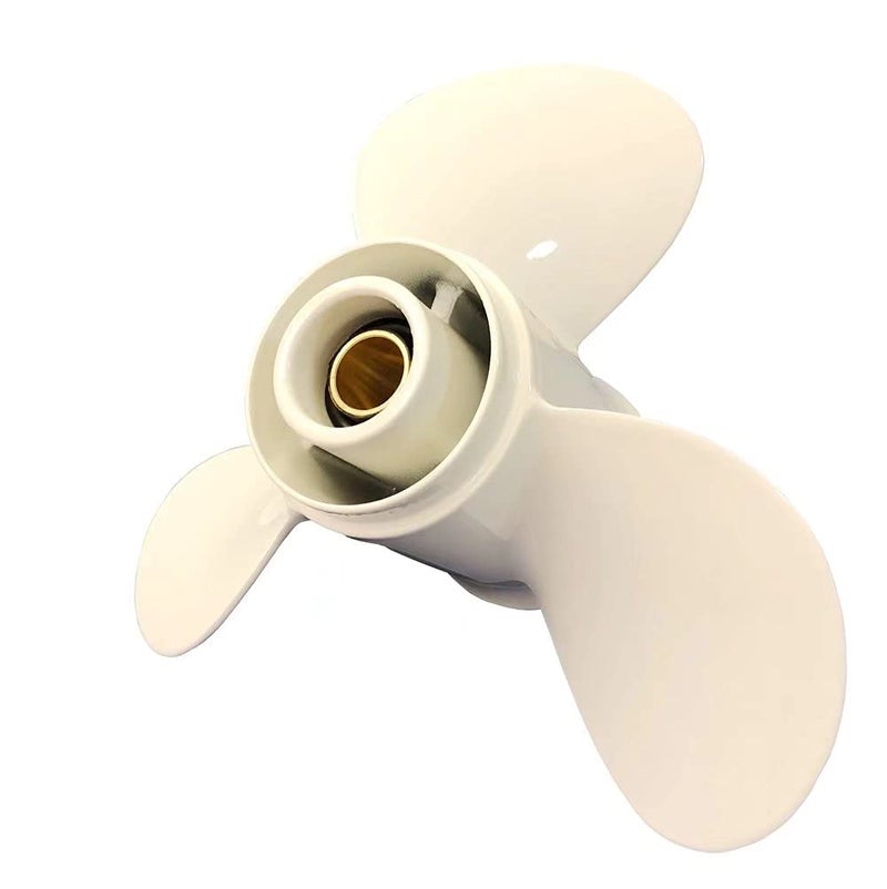 COPKINGO Boat Propeller 9 7/8x13 for Yamaha Outboard Motor F25 20HP 25HP 30HP/ Outboard Propeller for Yamaha Engine 3" Gearcase 664-45949-02 9.875x13 - Image 5